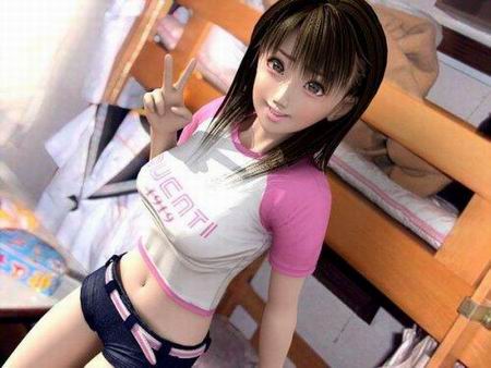 <em>3D</em>技术打造邻家女孩 日本电脑<em>美女</em>图赏_搜狐